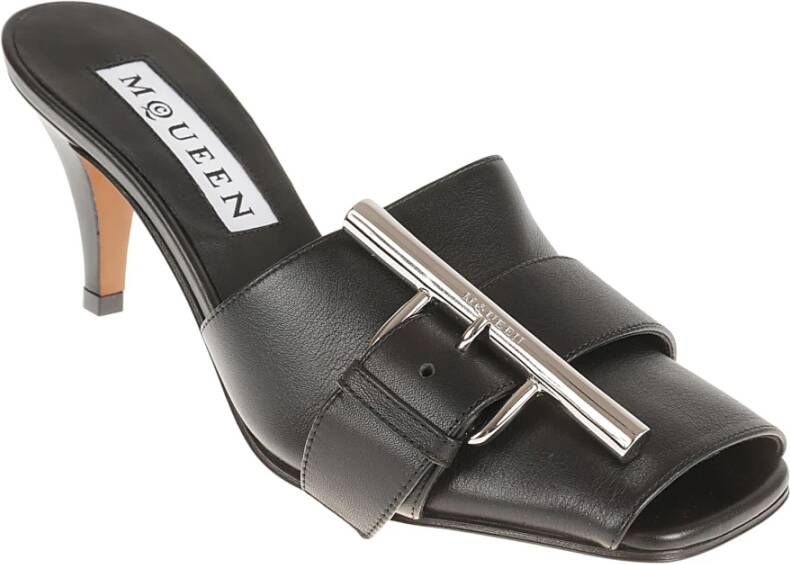 alexander mcqueen Zwarte Sandalen voor Vrouwen Black Dames