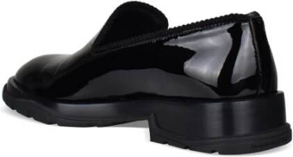 alexander mcqueen Zwarte Slip-On Loafers van Lakleer Black Heren