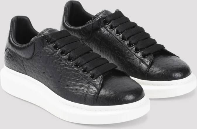 alexander mcqueen Zwarte Sneakers voor Mannen Aw24 Black Heren