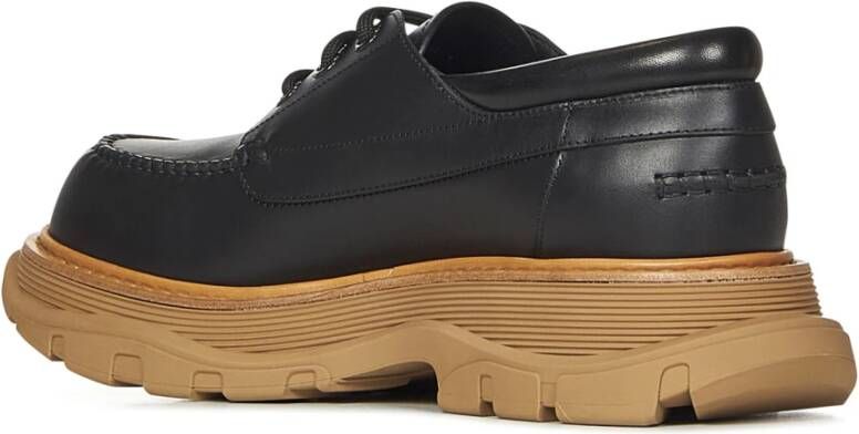 alexander mcqueen Zwarte Veterschoenen Derby Aw24 Black Heren