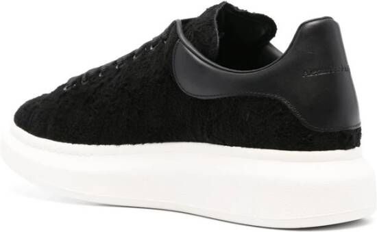 alexander mcqueen Zwarte Vetersneaker met Merkzool Black Heren