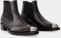 Alexander mcqueen Zwarte Zilveren Leren Chelsea Laarzen Black Heren - Thumbnail 4