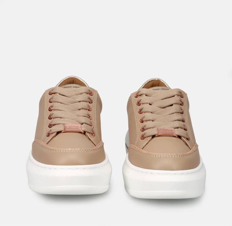 Alexander Smith Beige Sneakers Lancaster Stijl Beige Dames