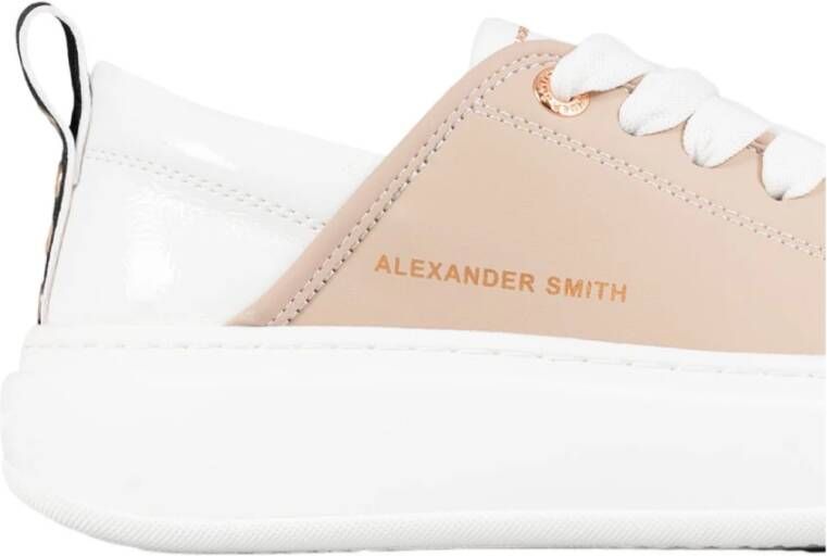 Alexander Smith Beige Vegan Sneakers voor Vrouwen Beige Dames