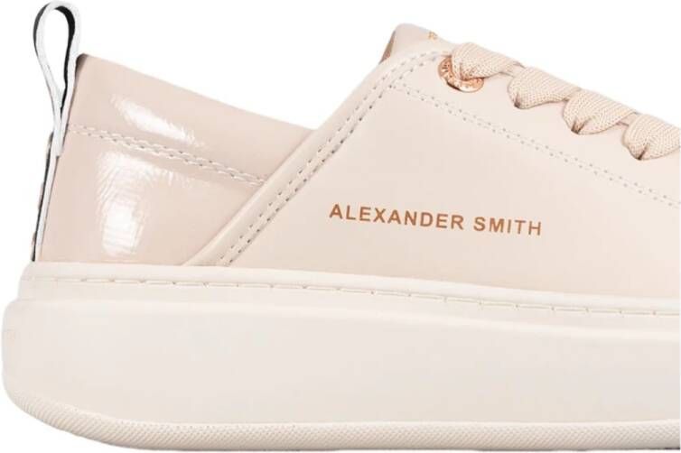 Alexander Smith Beige Vegan Sneakers voor Vrouwen Beige Dames