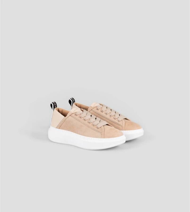 Alexander Smith Beige Wembley Sporty Elegance Sneakers Beige Dames