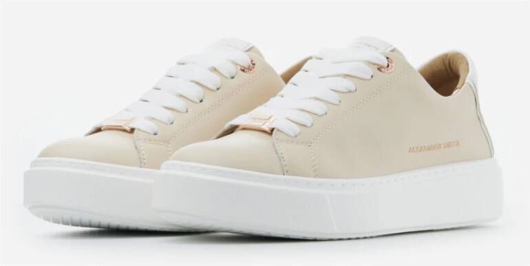 Alexander Smith Beige Wit Londen Vrouw Sneakers Multicolor Dames