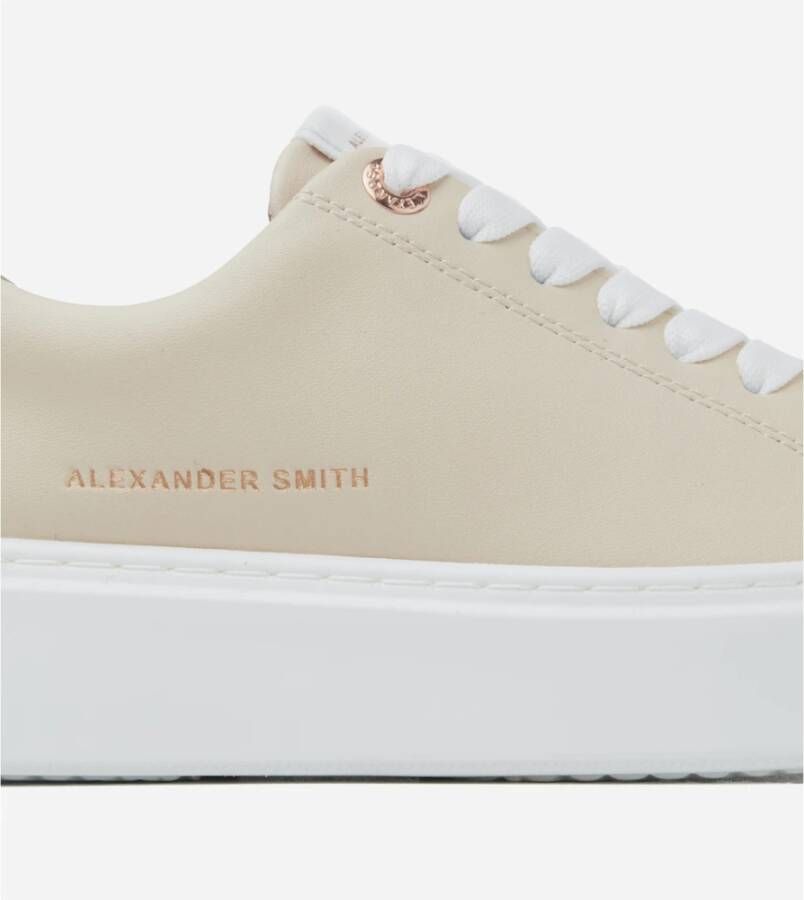 Alexander Smith Beige Wit Londen Vrouw Sneakers Multicolor Dames