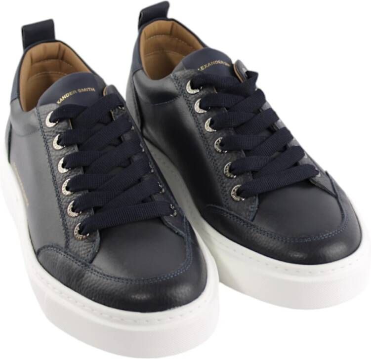 Alexander Smith Blauwe Casual Sneakers voor Heren Blue Heren