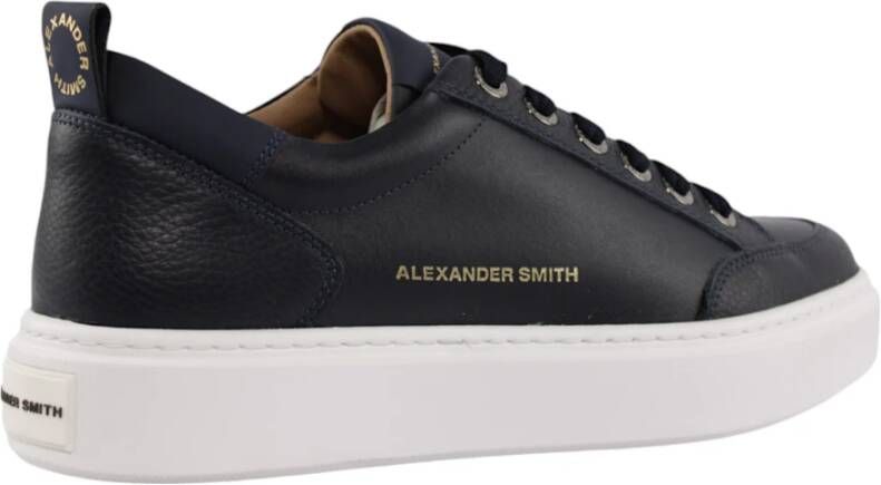 Alexander Smith Blauwe Casual Sneakers voor Heren Blue Heren