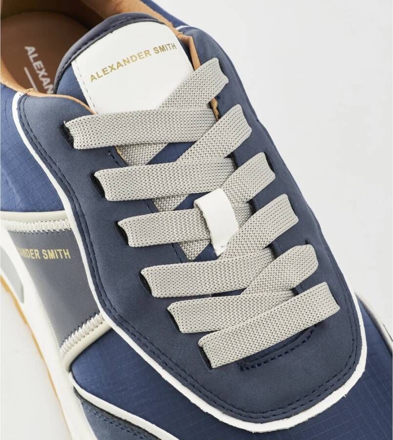 Alexander Smith Blauwe Eco-Dover Sportieve Sneakers Blue Heren