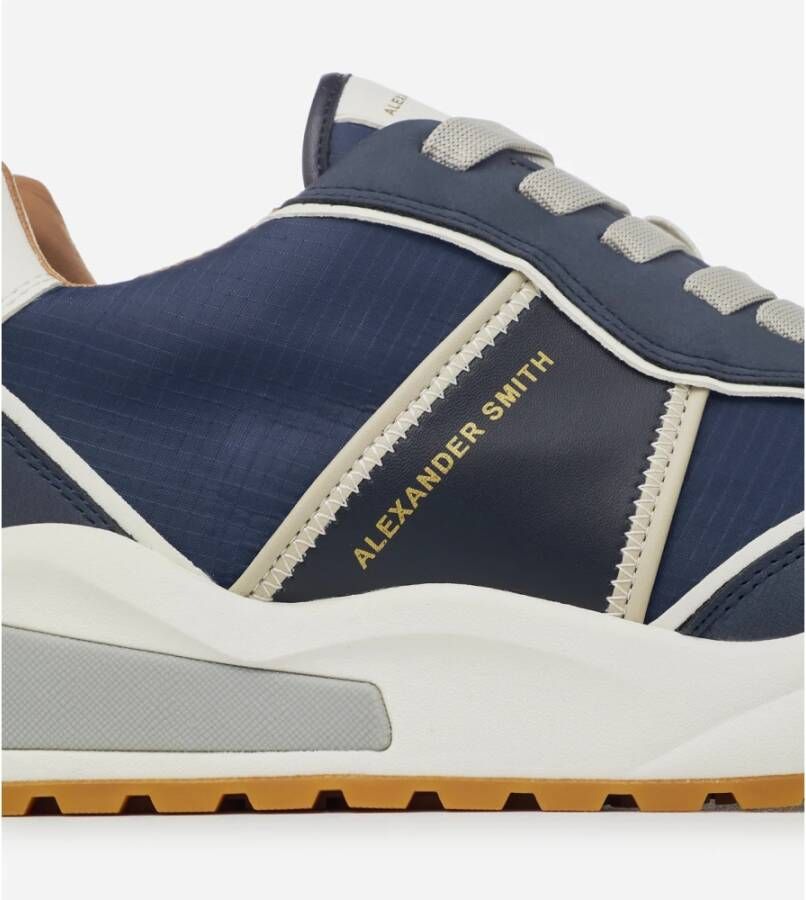 Alexander Smith Blauwe Eco-Dover Sportieve Sneakers Blue Heren