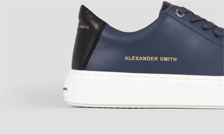 Alexander Smith Blauwe Londen Man Sneakers Blue Heren