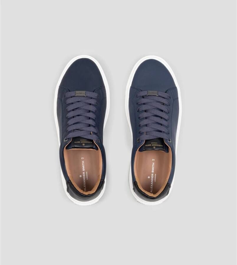 Alexander Smith Blauwe Londen Man Sneakers Blue Heren