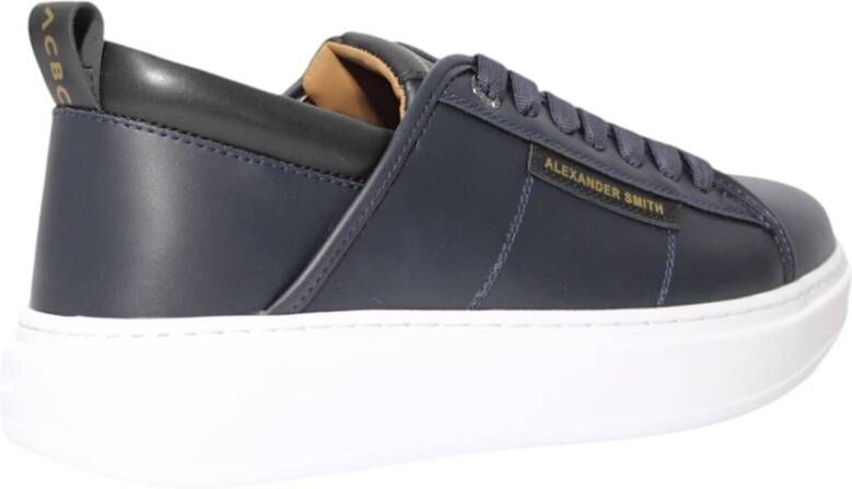 Alexander Smith Blauwe Wembley Sneakers Blue Heren