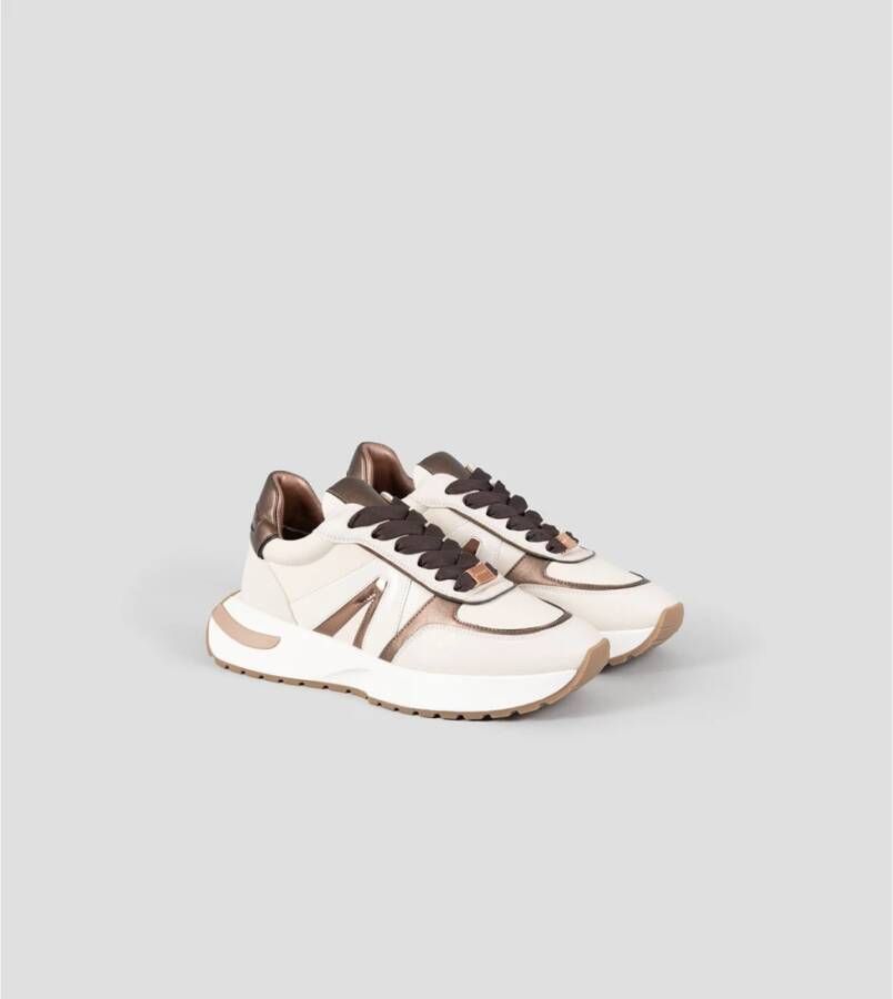 Alexander Smith Bronze Crème Runner Schoen Beige Dames