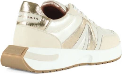 Alexander Smith Contrast Inzet Sneakers Beige Dames