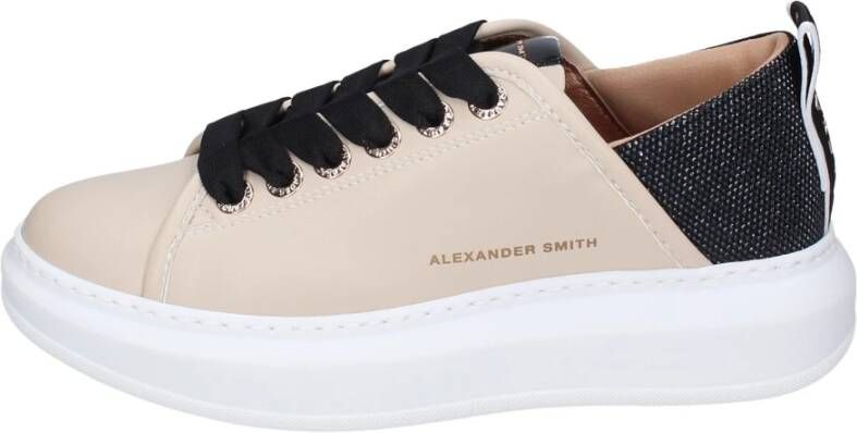 Alexander Smith Dames Sneakers van Synthetisch Leer Beige Dames