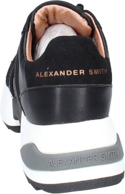 Alexander Smith Dames synthetisch leren sneakers Black Dames