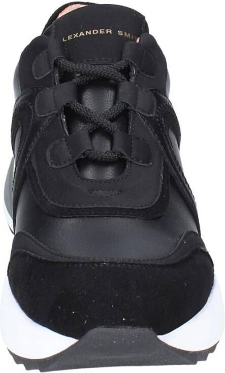 Alexander Smith Dames synthetisch leren sneakers Black Dames