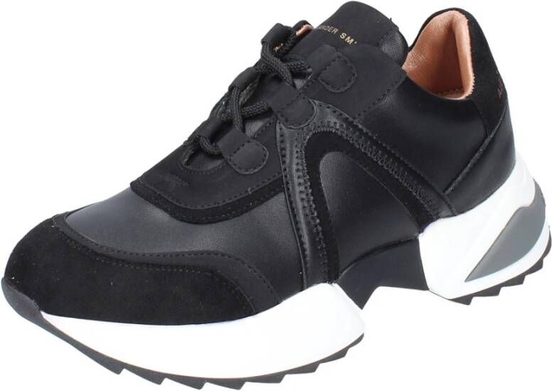 Alexander Smith Dames synthetisch leren sneakers Black Dames