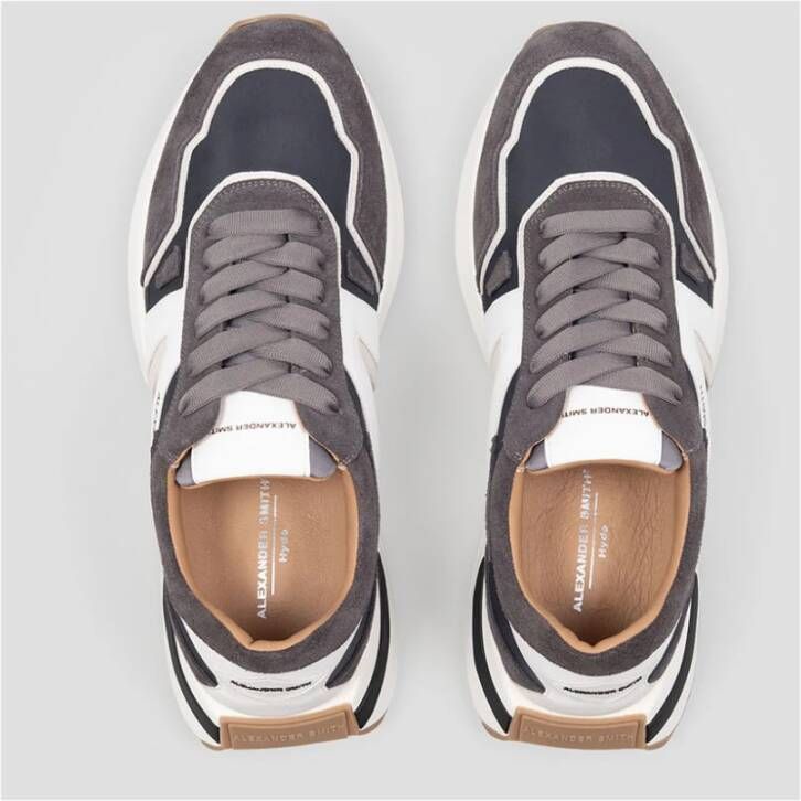 Alexander Smith Donkere Rook Runner Sneakers Gray Heren