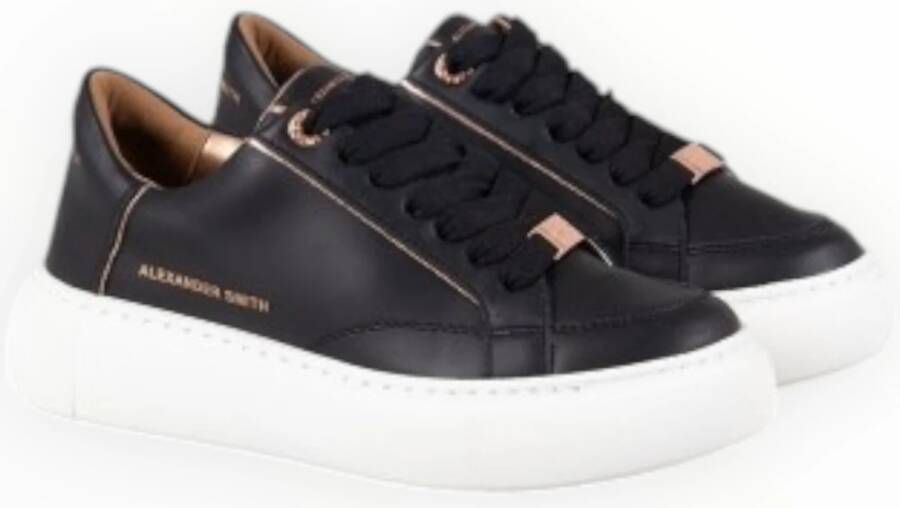 Alexander Smith Eco-Greenwich Black Copper Sneakers Black Dames