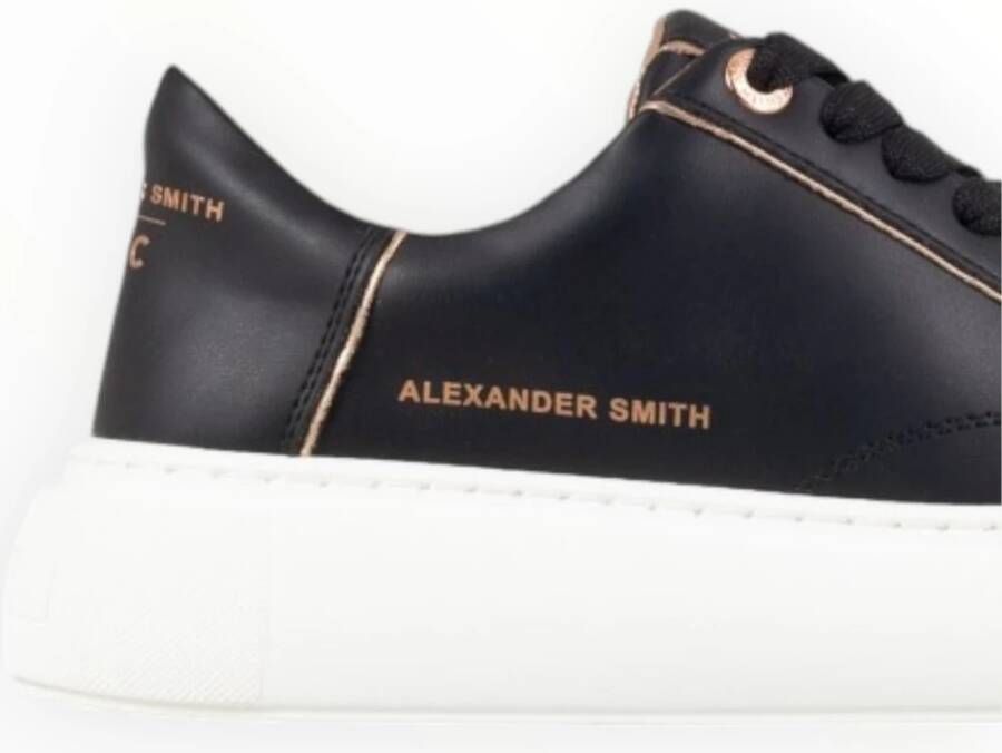 Alexander Smith Eco-Greenwich Black Copper Sneakers Black Dames