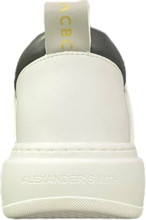 Alexander Smith Eco Wembley Leren Sneaker Wit Grijs White Heren