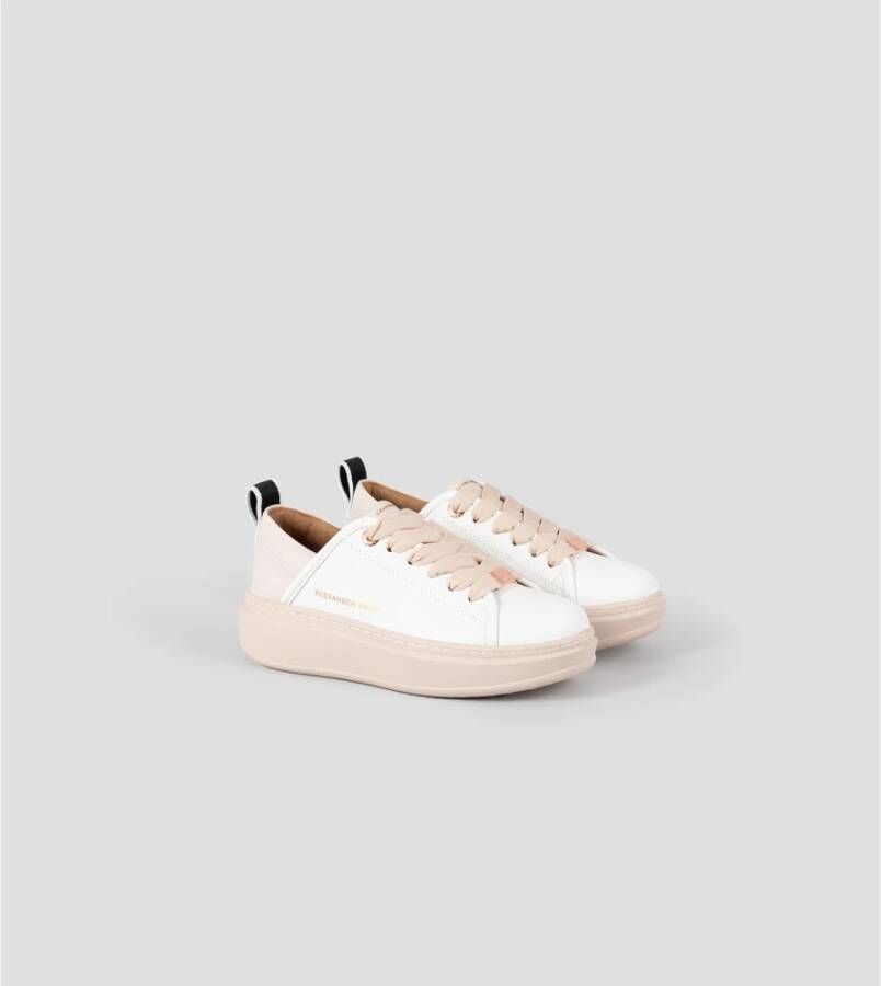 Alexander Smith Eco Wembley Wit Beige Sneakers White Dames