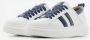 Alexander Smith Eco-Wembley Wit Blauwe Sneakers White Heren - Thumbnail 2