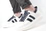 Alexander Smith Eco-Wembley Wit Blauwe Sneakers White Heren - Thumbnail 3