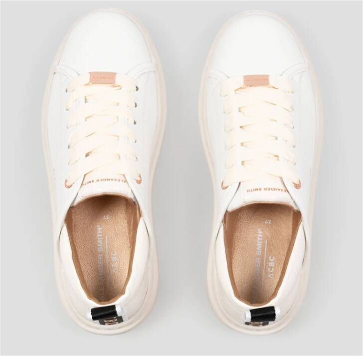 Alexander Smith Eco Wembley Witte Room Sneakers White Dames