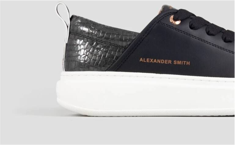 Alexander Smith Eco Wembley Zwarte Sneakers Black Dames