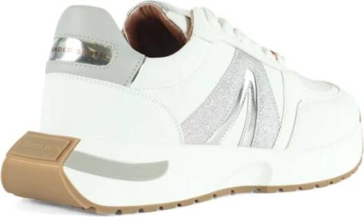 Alexander Smith Glitter Sneakers met Eco-Leren Inzetstukken Multicolor Dames