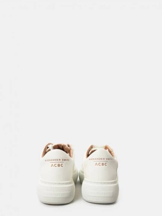 Alexander Smith Groene Eco Sneakers White Dames