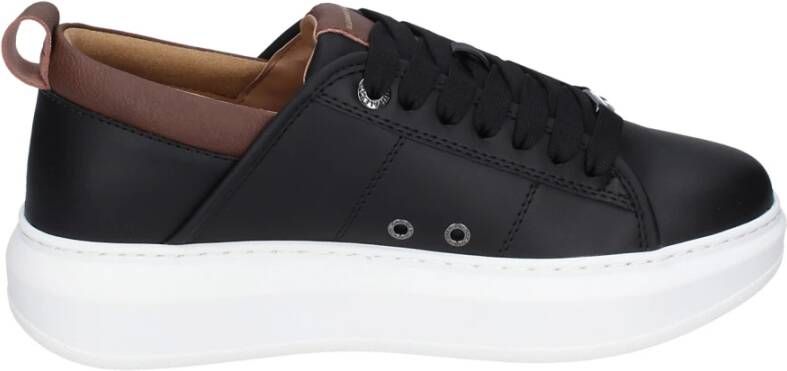 Alexander Smith Heren Synthetisch Leren Sneakers Black Heren