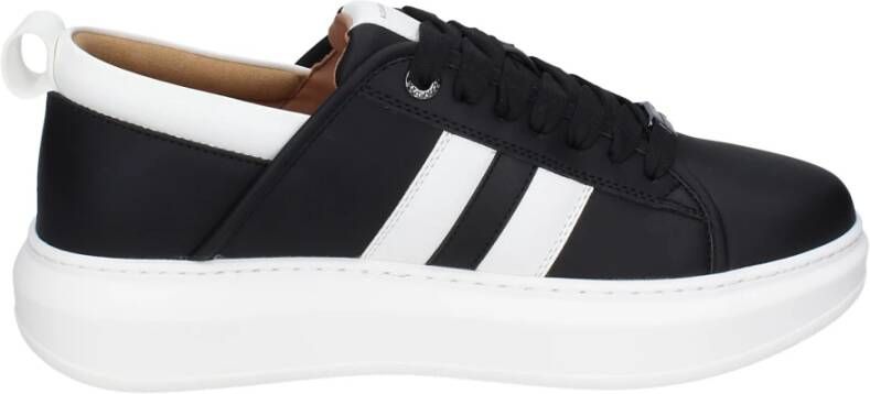 Alexander Smith Heren Synthetisch Leren Sneakers Black Heren