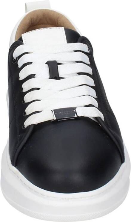 Alexander Smith Heren Synthetisch Leren Sneakers Black Heren