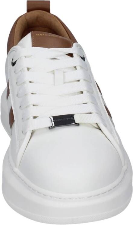 Alexander Smith Heren Synthetisch Leren Sneakers White Heren