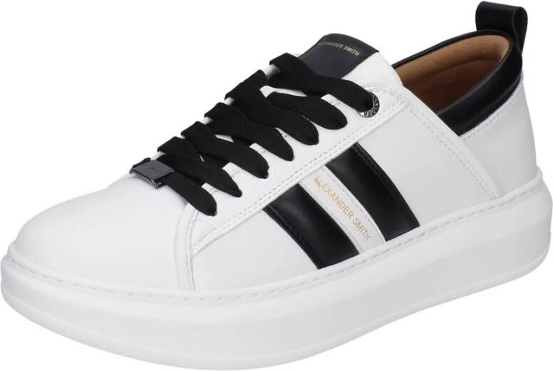 Alexander Smith Heren Synthetisch Leren Sneakers White Heren