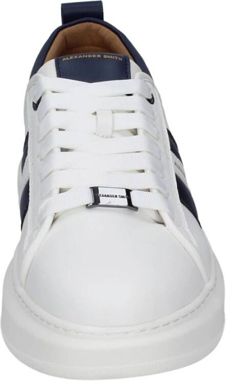 Alexander Smith Heren Synthetisch Leren Sneakers White Heren