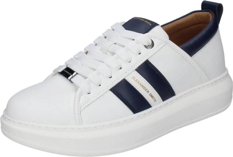 Alexander Smith Heren Synthetisch Leren Sneakers White Heren