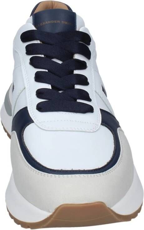 Alexander Smith Heren Synthetisch Leren Sneakers White Heren