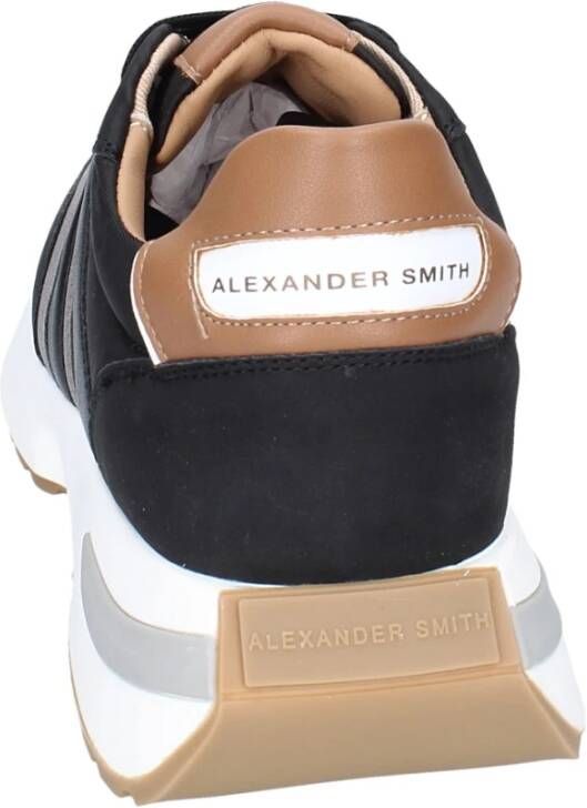 Alexander Smith Heren Textiel Sneakers Black Heren