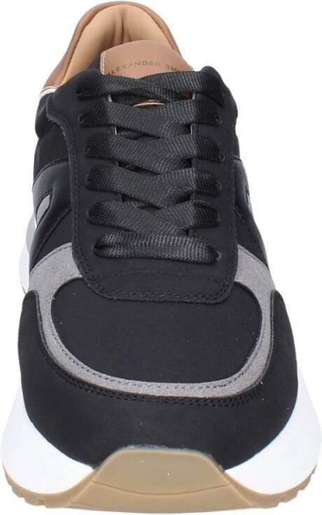 Alexander Smith Heren Textiel Sneakers Black Heren