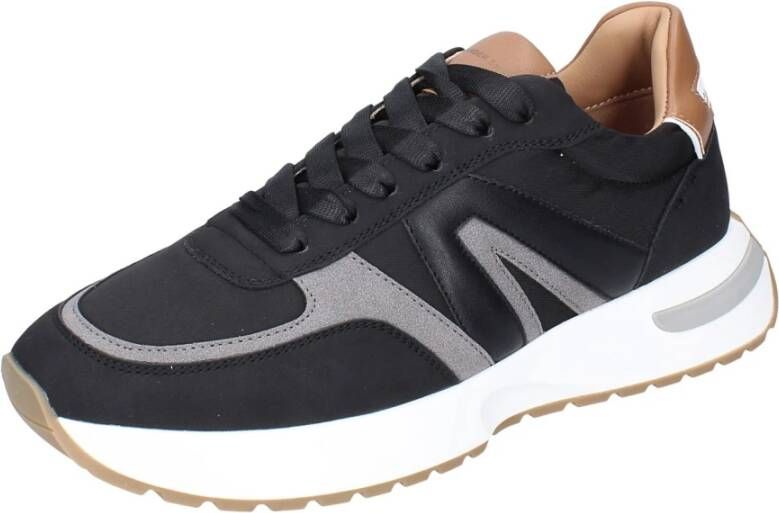 Alexander Smith Heren Textiel Sneakers Black Heren