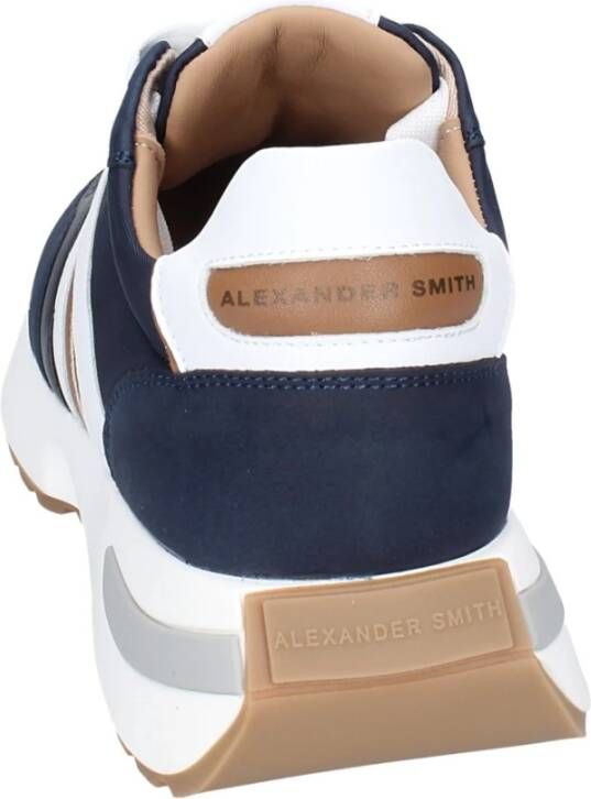 Alexander Smith Heren Textiel Sneakers Blue Heren