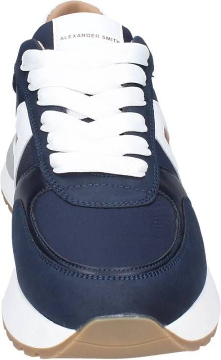 Alexander Smith Heren Textiel Sneakers Blue Heren