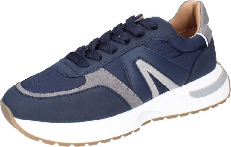 Alexander Smith Heren Textiel Sneakers Blue Heren